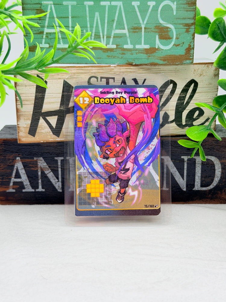 Splatoon Tablesuft Battle Cards Fanart Amiibo Laminated Cards