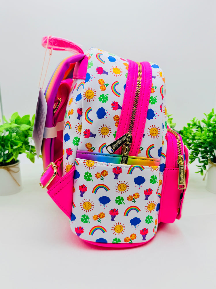 Loungefly Care Bears Stare Rainbow Mini Backpack