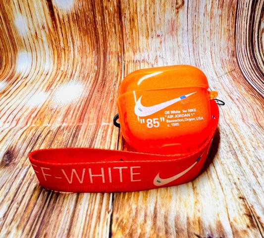 Nike OFF WHITE design Protective case for AirPods 3: Orange