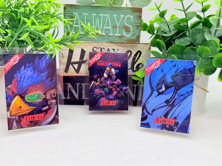 Fanart Star Fox Laminated Amiibo Cards