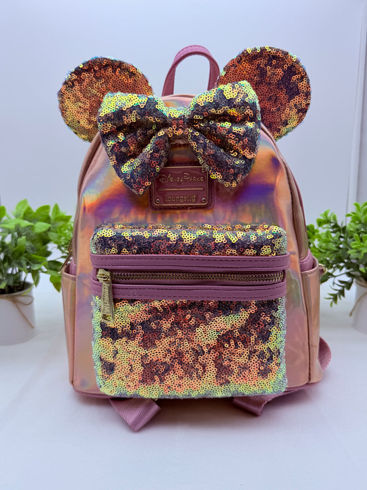 Loungefly Minnie Mouse EARidescent Mini Backpack