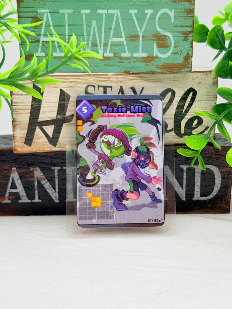 Splatoon Tablesuft Battle Cards Fanart Amiibo Laminated Cards