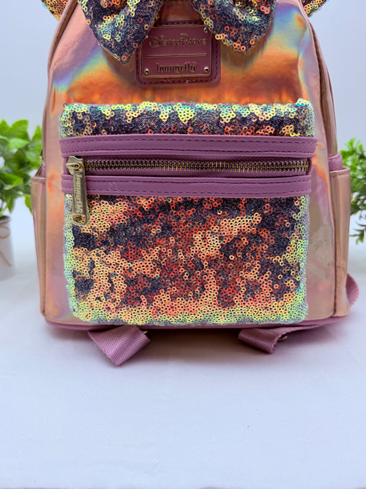 Loungefly Minnie Mouse EARidescent Mini Backpack