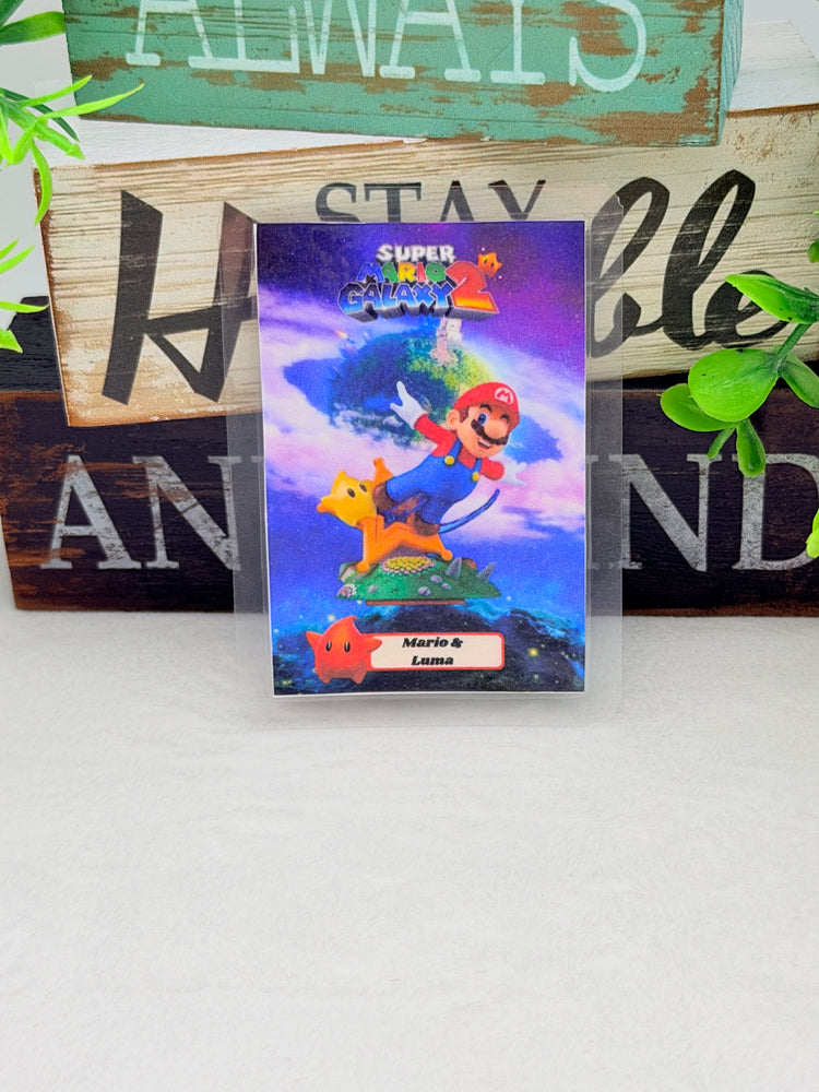 Super Mario Galaxy Amiibo Cards -Laminated Version