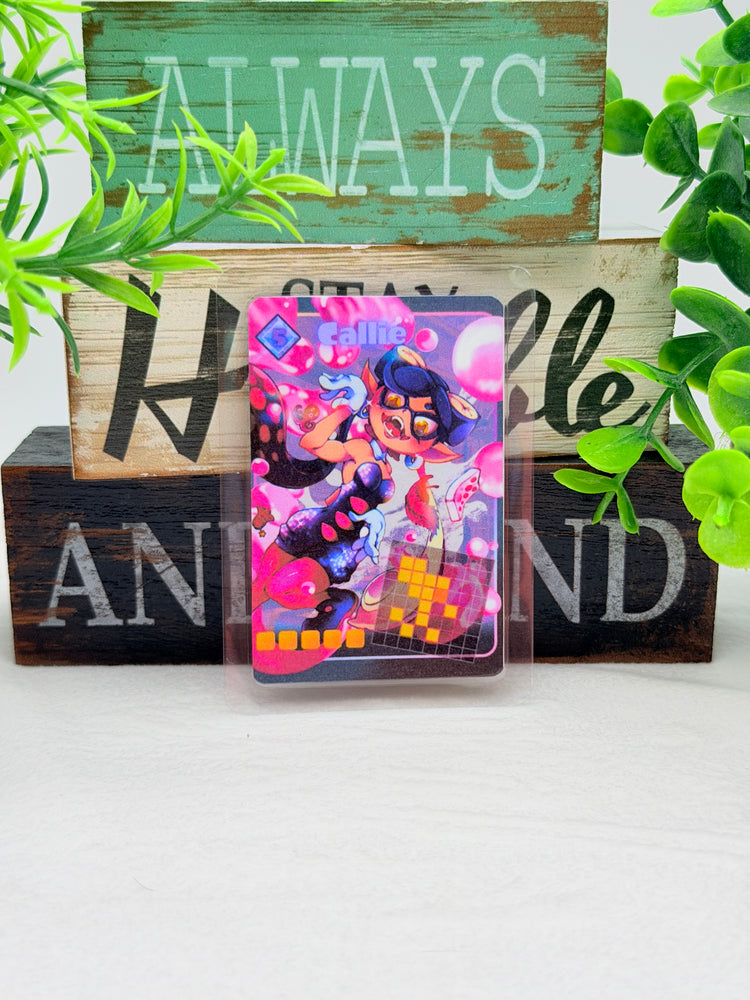 Splatoon Tablesuft Battle Cards Fanart Amiibo Laminated Cards