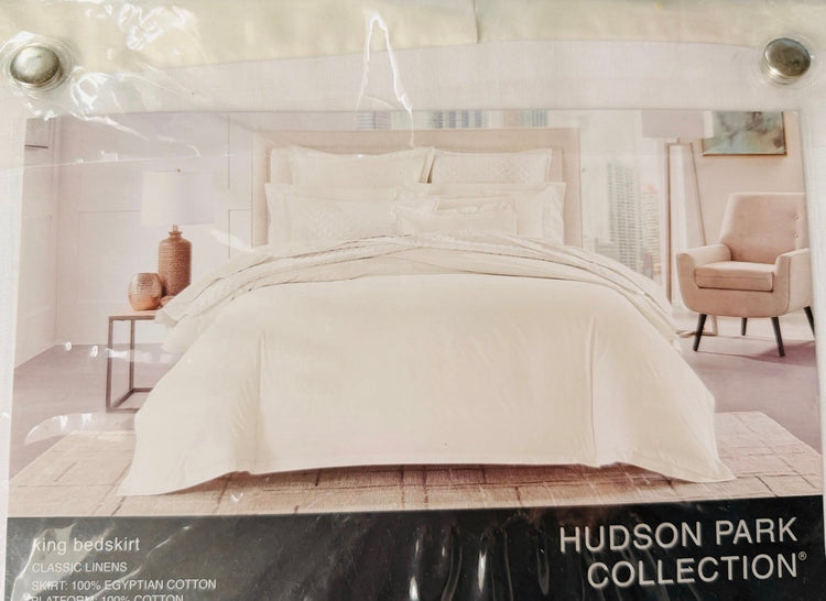 Bloomingdale’s Hudson Park Collection Percale King Bedskirt
