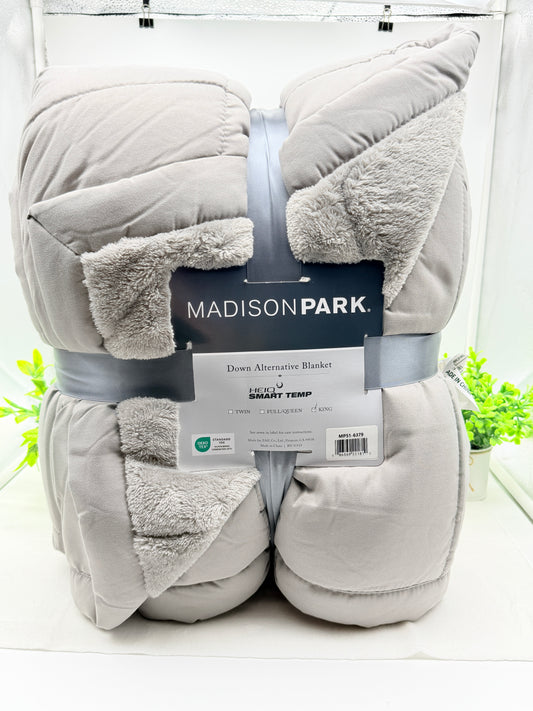 Manta Alternativa de Plumón Madison Park Coleman de Peluche con Temperatura Inteligente HeiQ, King