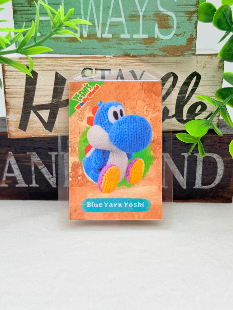 Yoshi and the Mysterious Book laminated amiibo cards
