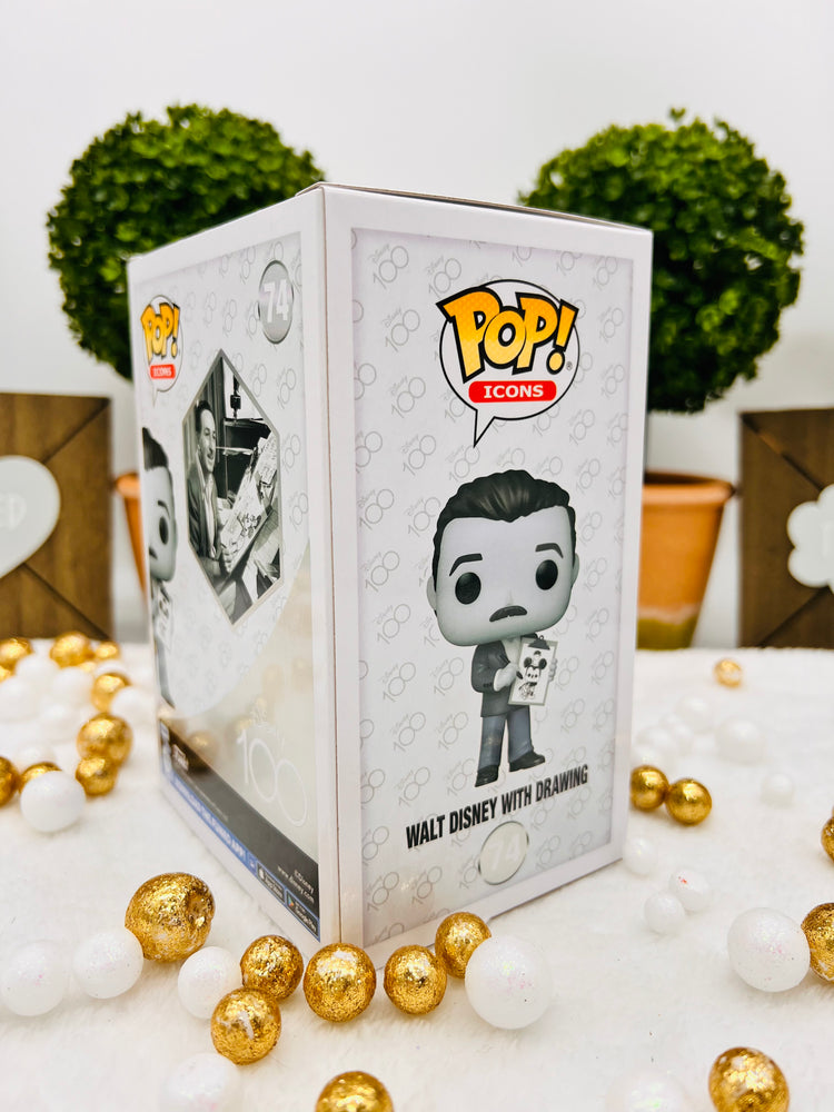 Funko Pop: Disney 100 Walt Disney With Drawing