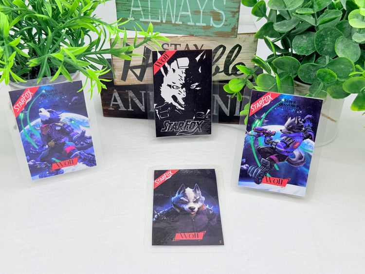 Fanart Star Fox Laminated Amiibo Cards
