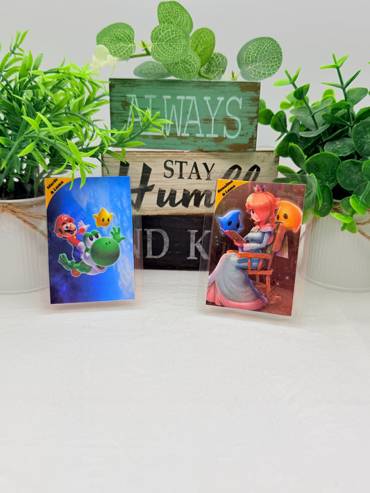 Fanart Super Mario Galaxy Amiibo Cards -Laminated Version