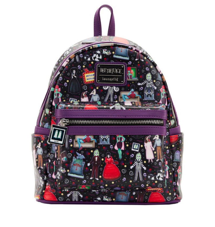 Loungefly Beetlejuice Icons Mini Backpack