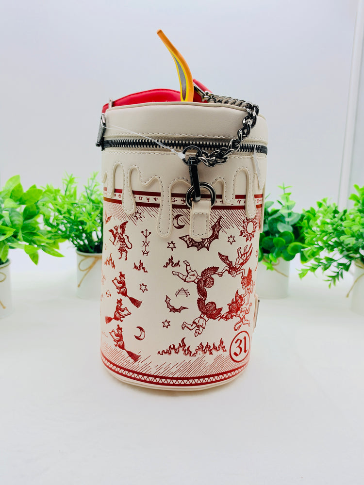 Loungefly Disney Hocus Pocus Black Flame Candle Crossbody Bag