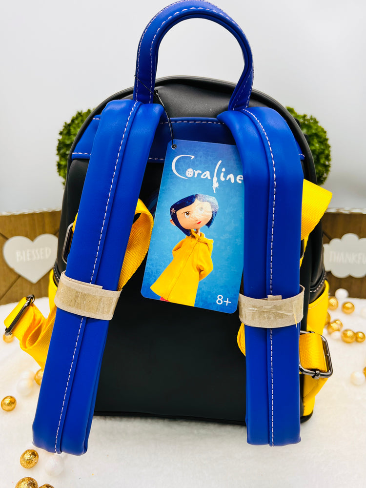 Loungefly Coraline Raincoat Cosplay Mini Backpack