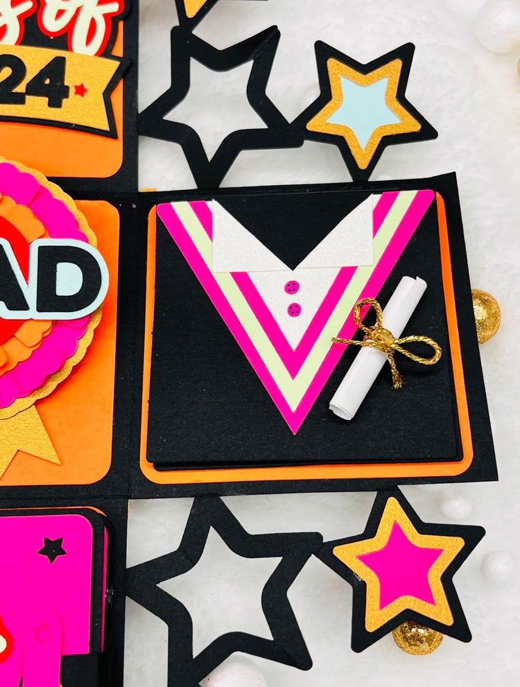 2026 Cute Graduation Exploding/ Pop-up Box