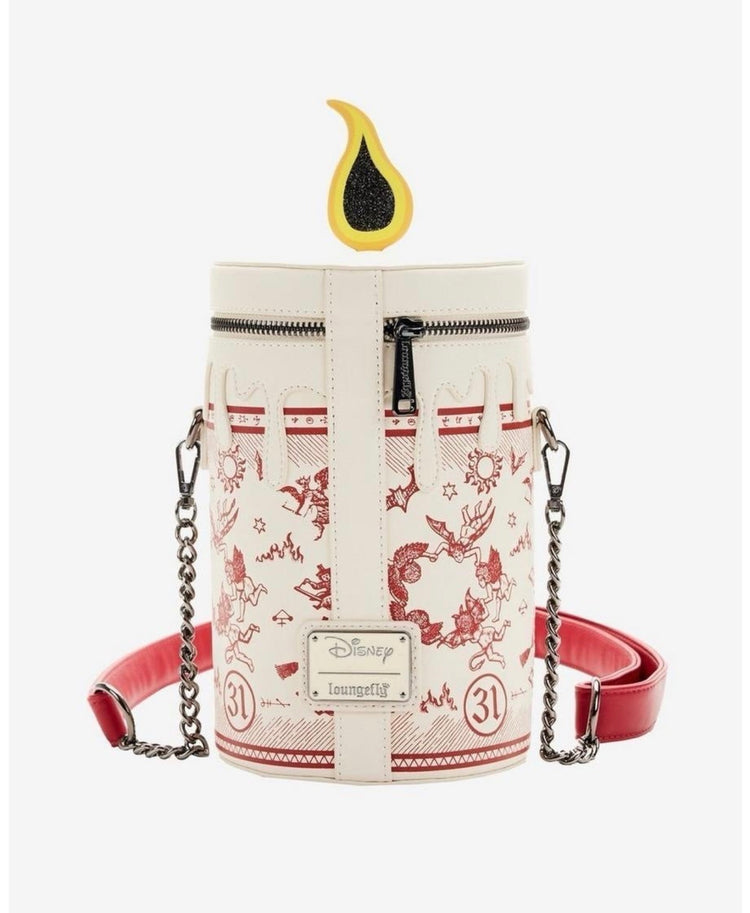 Loungefly Disney Hocus Pocus Black Flame Candle Crossbody Bag