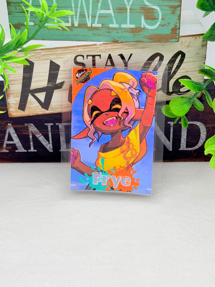 Fanart Splatoon Raiders Amiibo Cards Laminated Version