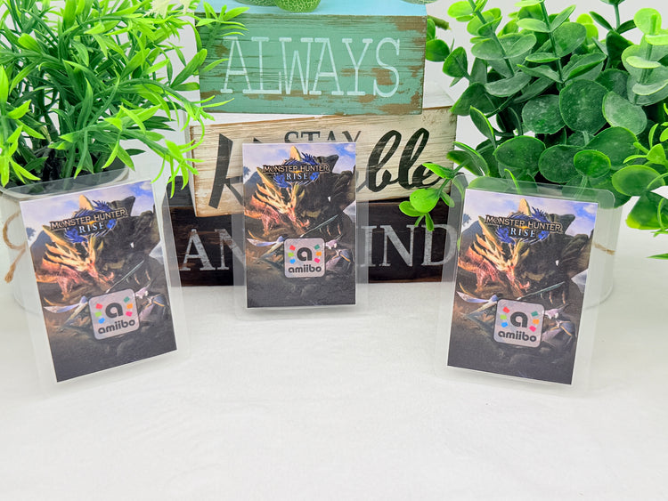 Monster Hunter Amiibo Sets Laminated Version