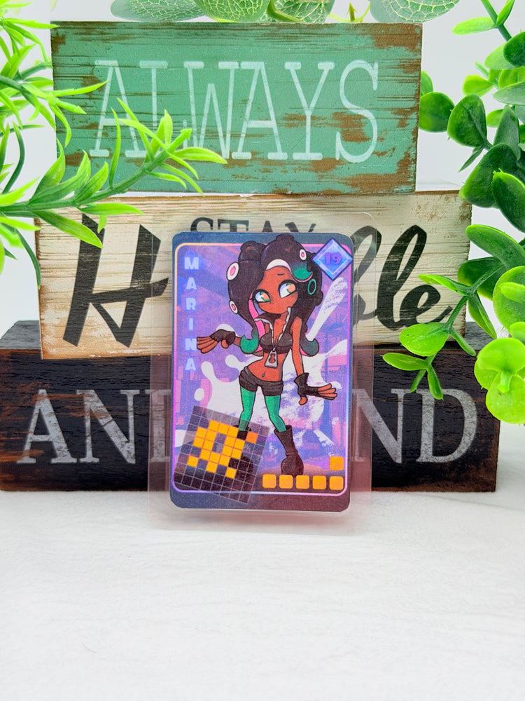 Splatoon Tablesuft Battle Cards Fanart Amiibo Laminated Cards