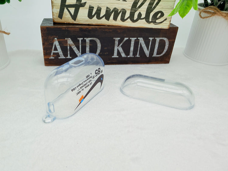 Nike OFF WHITE design Protective case for AirPods Pro 3 (2025) clear White