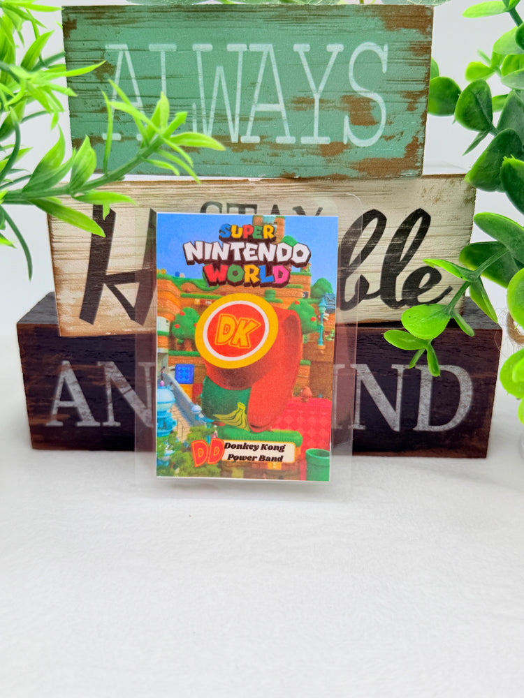 Super Nintendo World Power Bands Laminated Amiibo Cards Style A