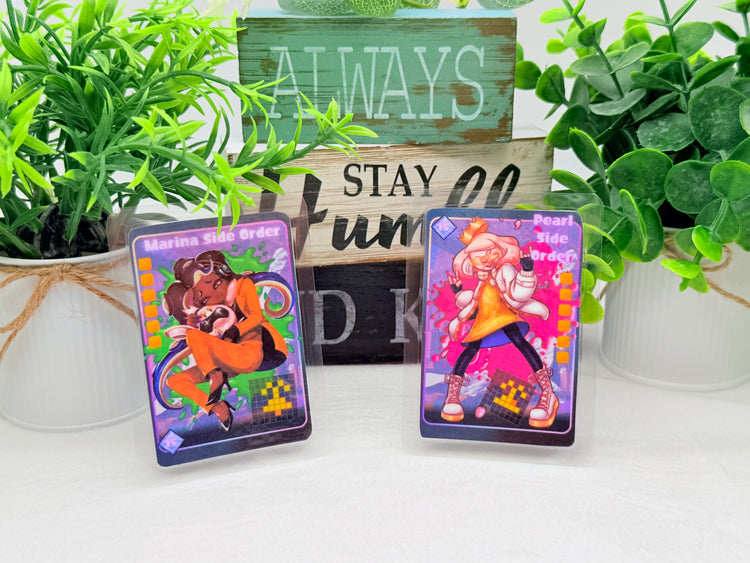 Splatoon Tablesuft Battle Cards Fanart Amiibo Laminated Cards
