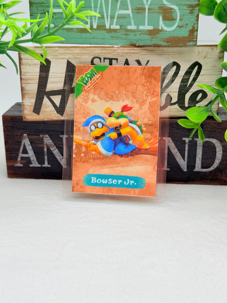 Yoshi and the Mysterious Book laminated amiibo cards