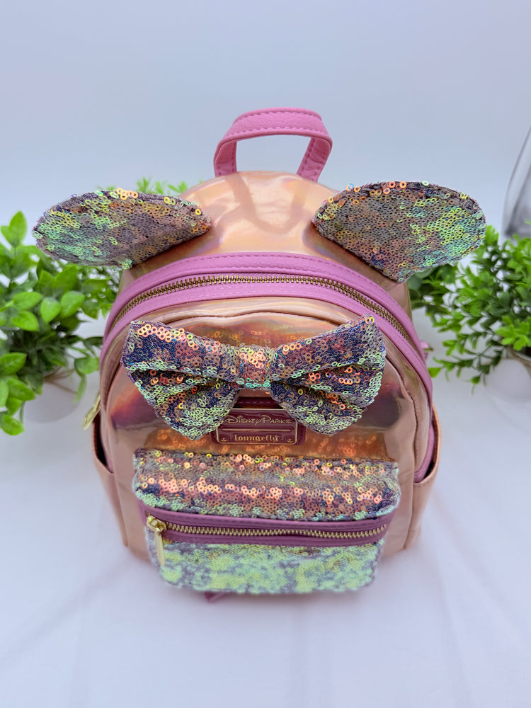 Loungefly Minnie Mouse EARidescent Mini Backpack