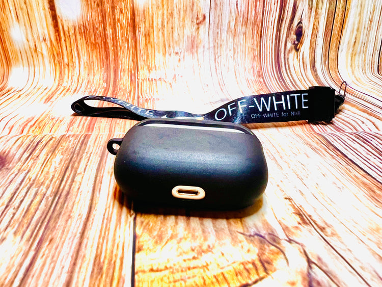 Nike OFF WHITE design Protective case for AirPods Pro- Black