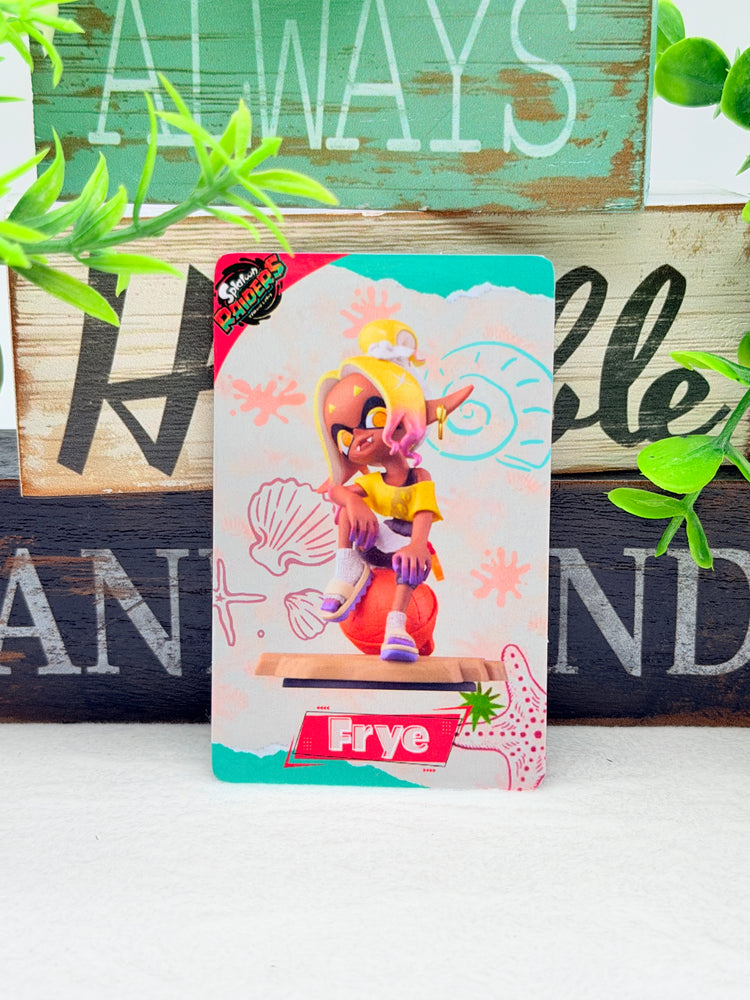 Splatoon Raiders Amiibo Cards ID Version