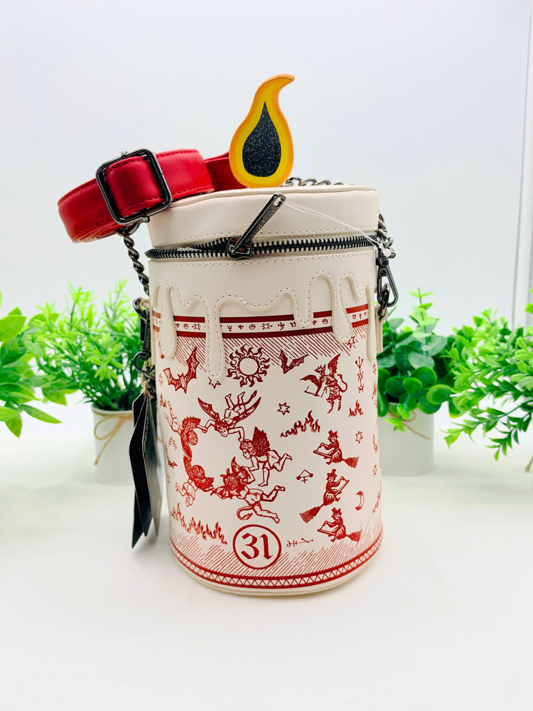 Loungefly Disney Hocus Pocus Black Flame Candle Crossbody Bag