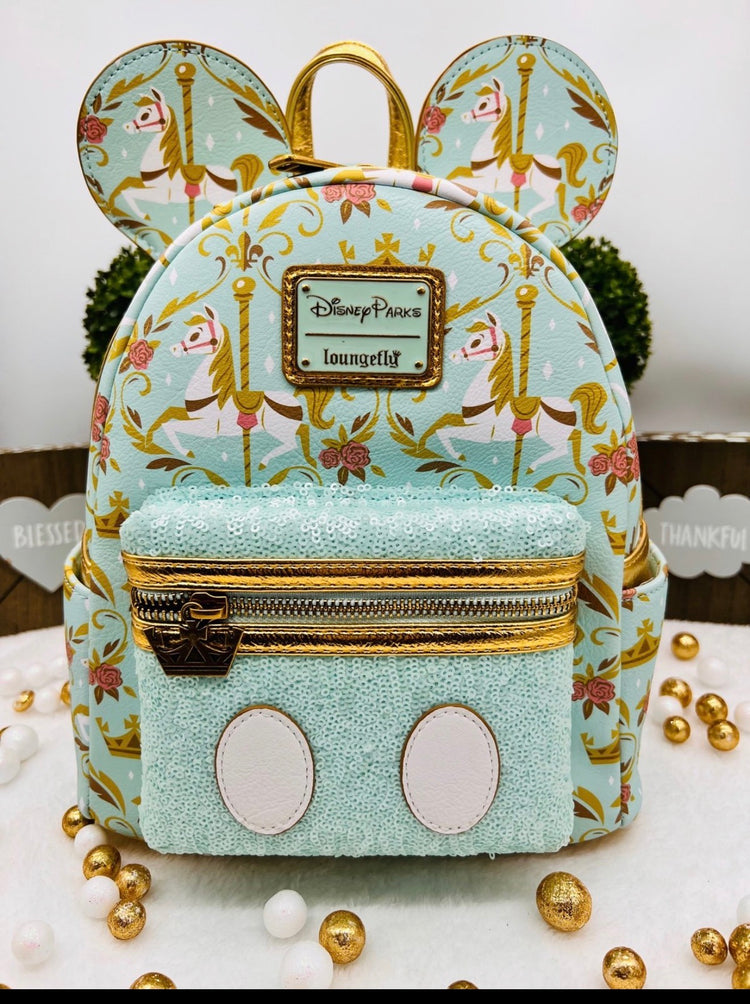 Dianey Parks MMA Prince Charming Regal Carrousel
Mini Backpack