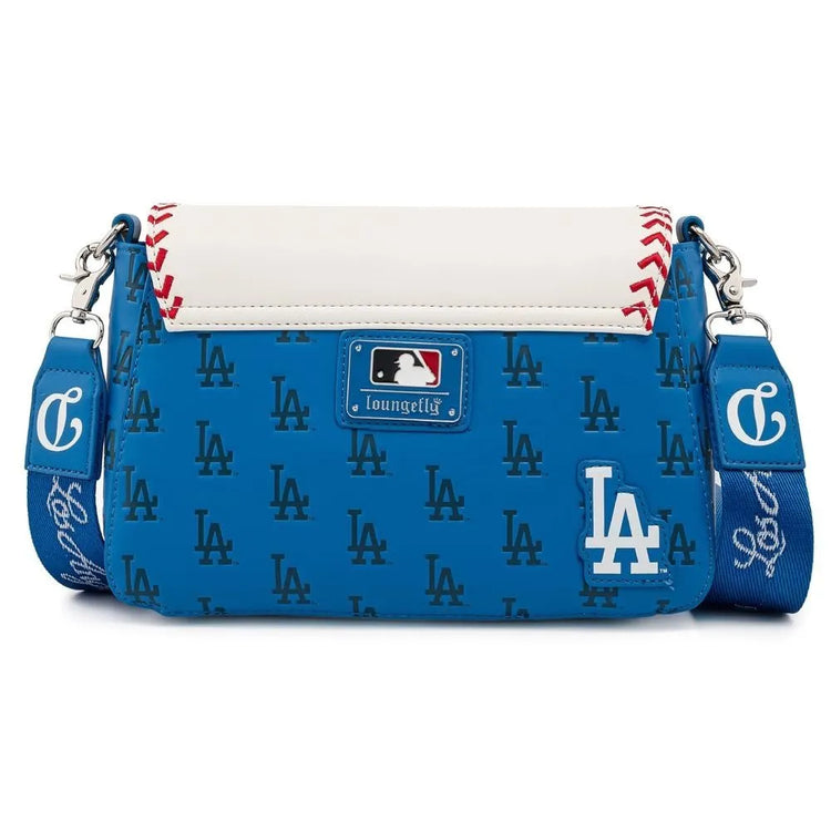 LOUNGEFLY MLB LA Los Angeles Dodgers Seam Stitch Crossbody bag