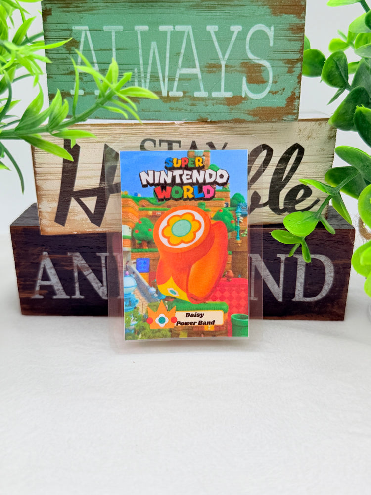 Super Nintendo World Power Bands Laminated Amiibo Cards Style A