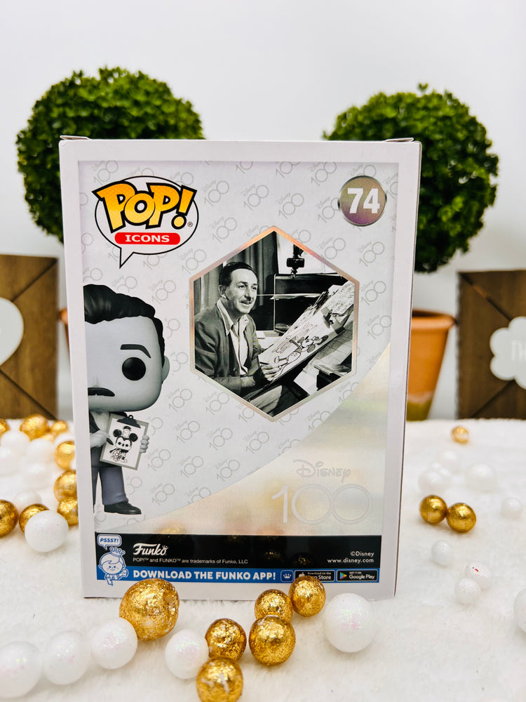 Funko Pop: Disney 100 Walt Disney With Drawing