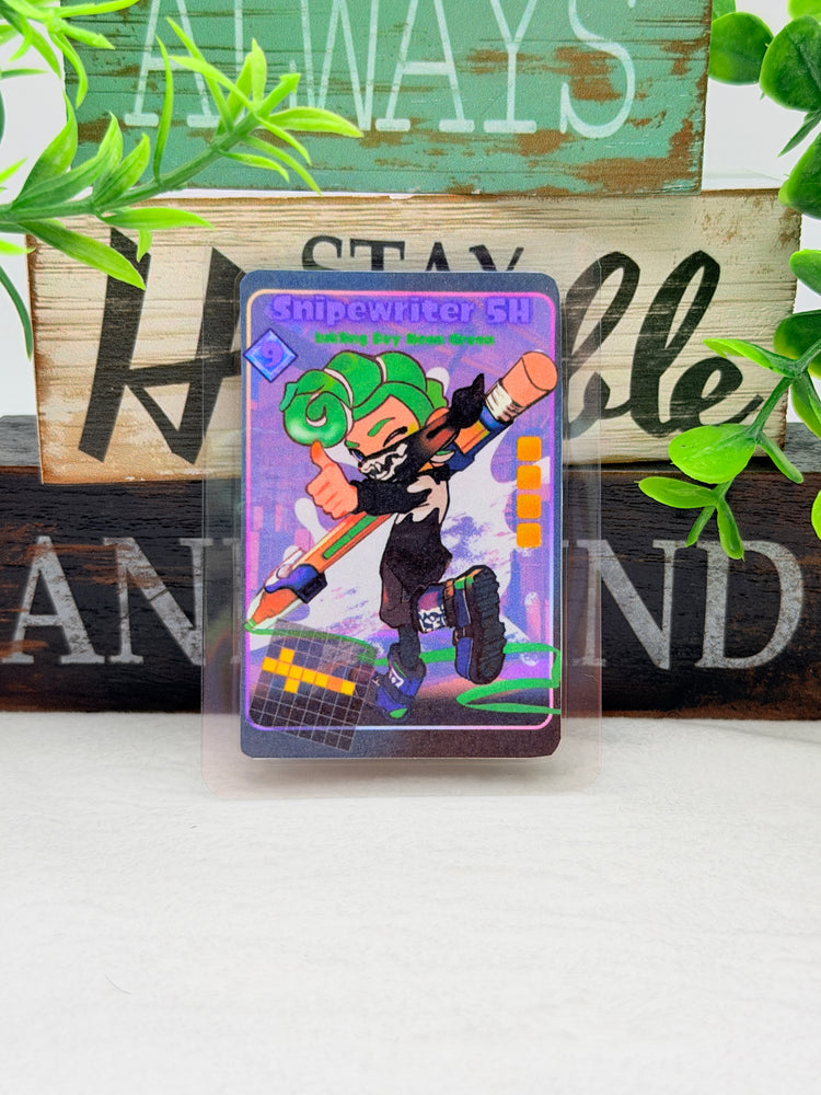 Splatoon Tablesuft Battle Cards Fanart Amiibo Laminated Cards