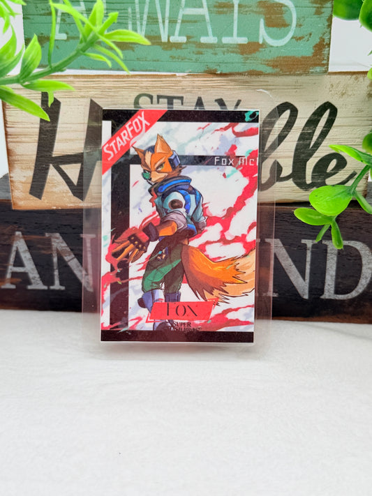 Fanart Star Fox Laminated Amiibo Cards