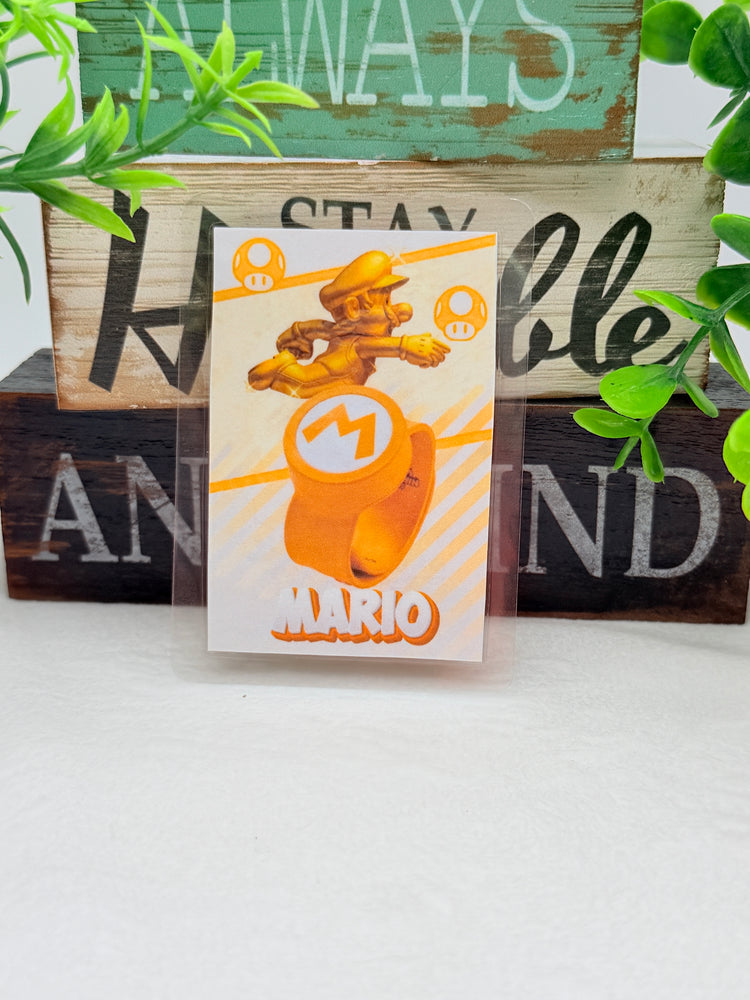 Super Nintendo World Power Bands laminated Amiibo Card Style B