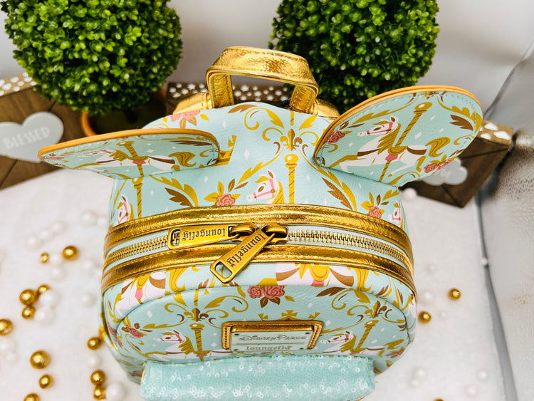 Dianey Parks MMA Prince Charming Regal Carrousel Mini Backpack + Ears