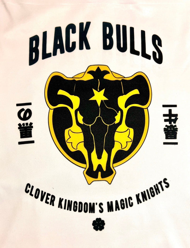 Black Clover: Lieve and Nero black bulls hoodie with scannable Spotify code