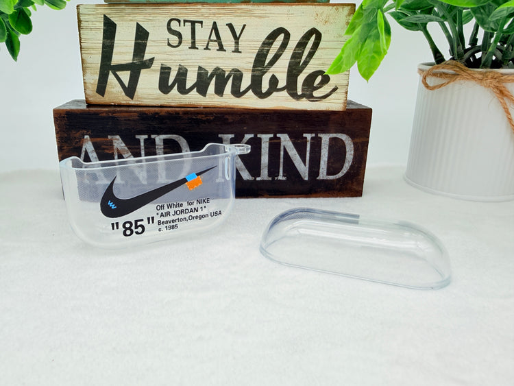 Nike OFF WHITE design Protective case for AirPods Pro 3 (2025) clear White