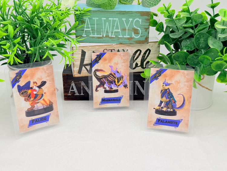 Monster Hunter Amiibo Sets Laminated Version