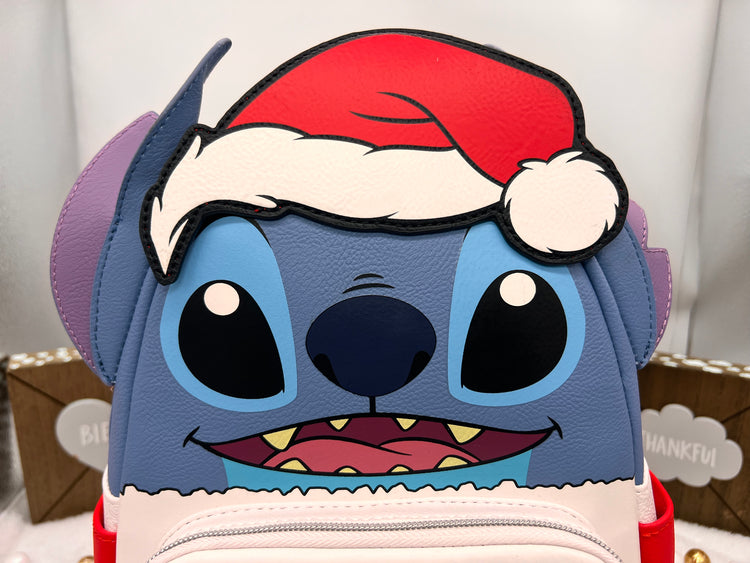 Lilo & Stitch Holiday Santa Stitch Mini Backpack
