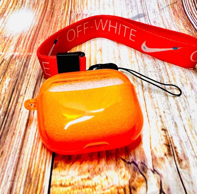 Nike OFF WHITE design Protective case for AirPods 3: Orange
