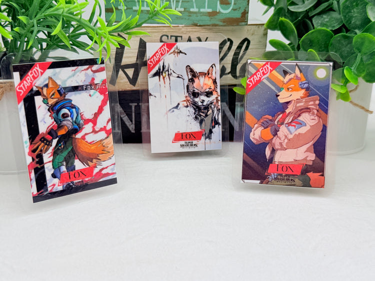 Fanart Star Fox Laminated Amiibo Cards