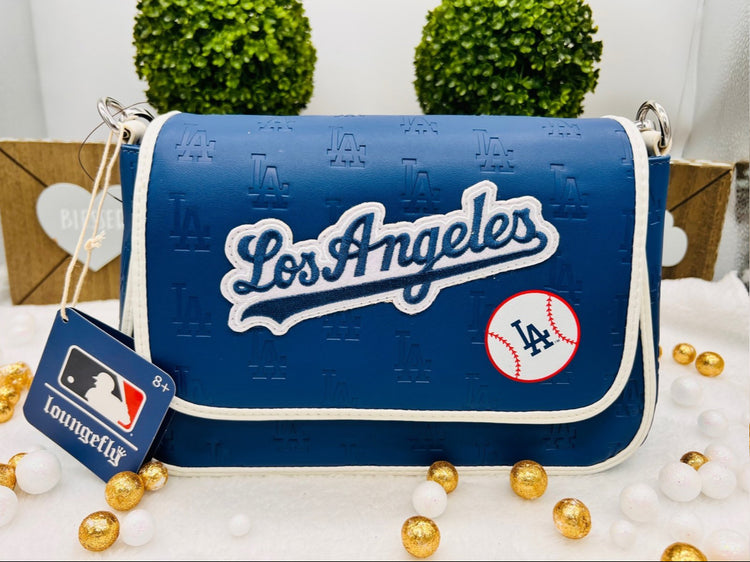 Loungefly MLB Los Angeles Dodgers Patches Crossbody Bag