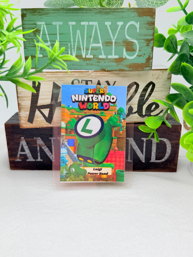 Super Nintendo World Power Bands Laminated Amiibo Cards Style A