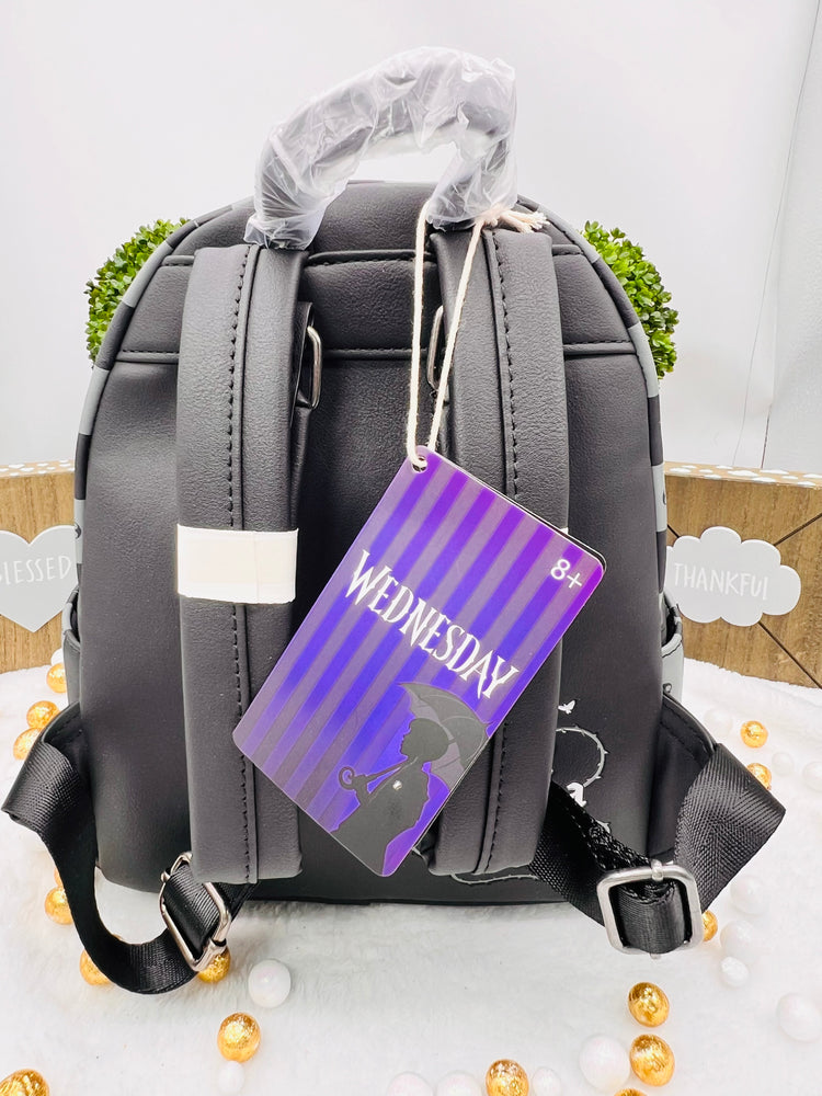 Loungelfy Wednesday Nevermore Mini-Backpack