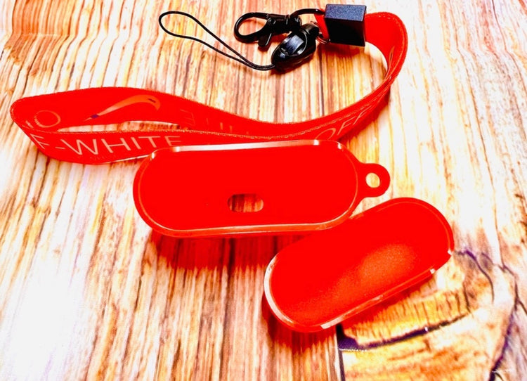 Nike OFF WHITE design Protective case for AirPods 3 (2021) Red