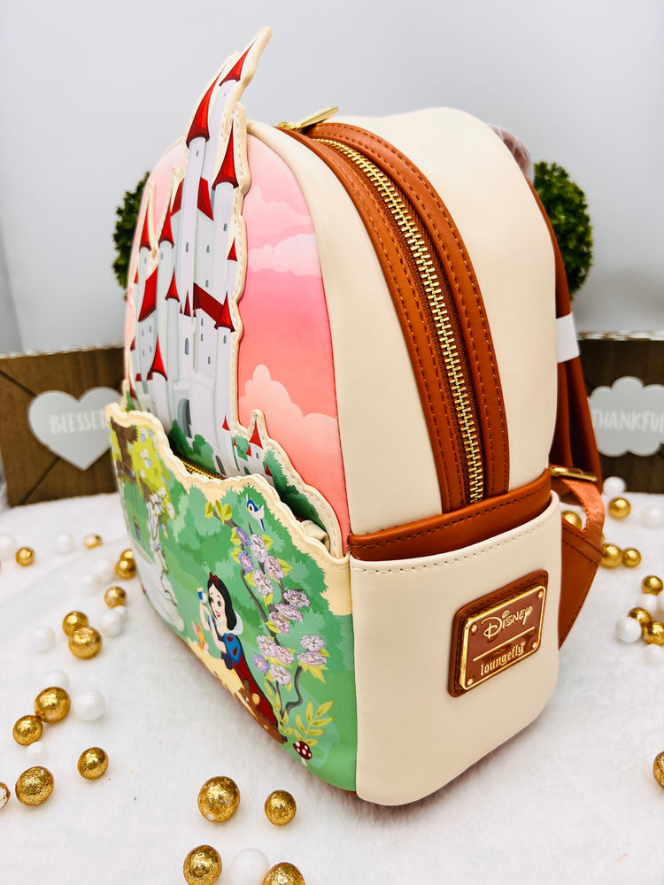 Loungefly Disney Snow White Castle Series Mini Backpack